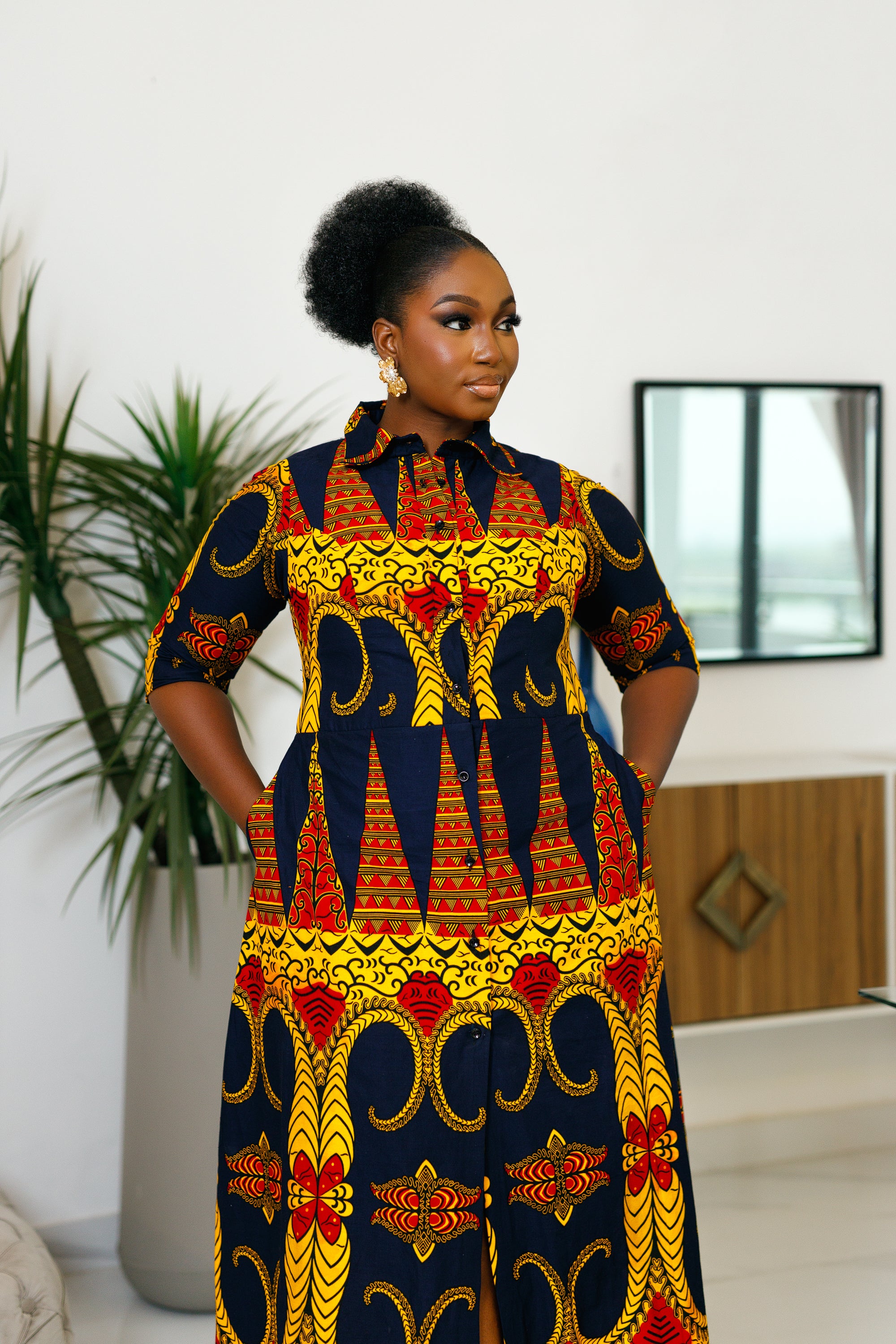 Tega African Print Maxi Dress - Shop African Print Dresses at MYTRIBENG 2XL / SHORT - 56" (HEIGHT 5'2"-5'4") Tega African Print Maxi Dress - Shop African Print Dresses at MYTRIBENG 2XL / SHORT - 56" (HEIGHT 5'2"-5'4")