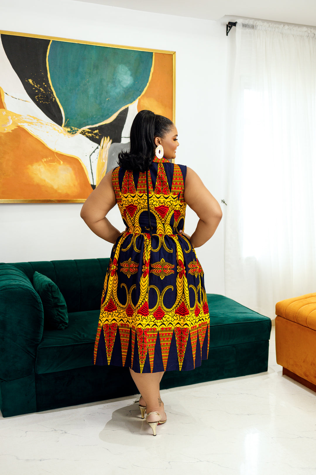 Arire African Print Dress