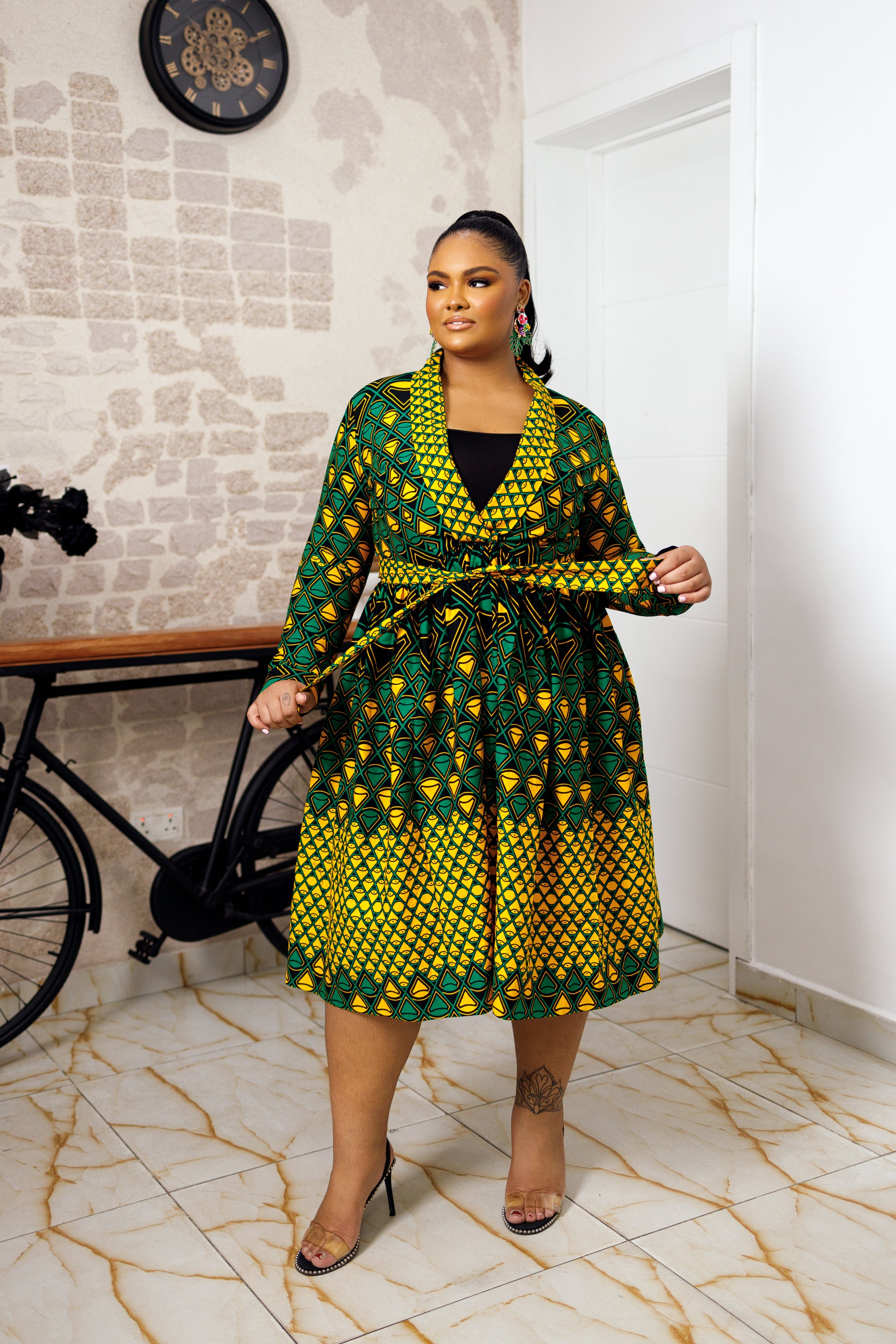 African midi dress shop