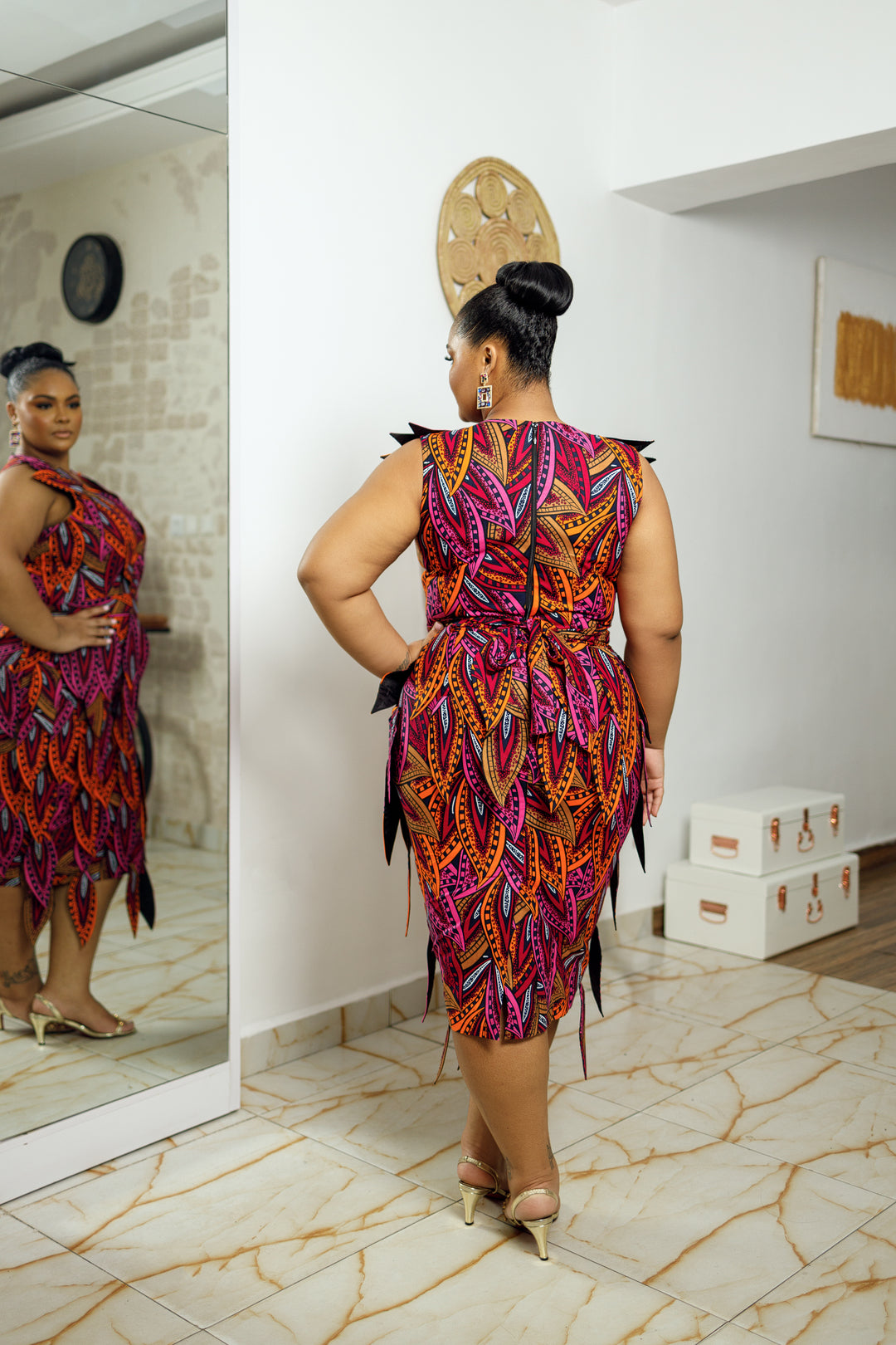 Onome African Print Dress