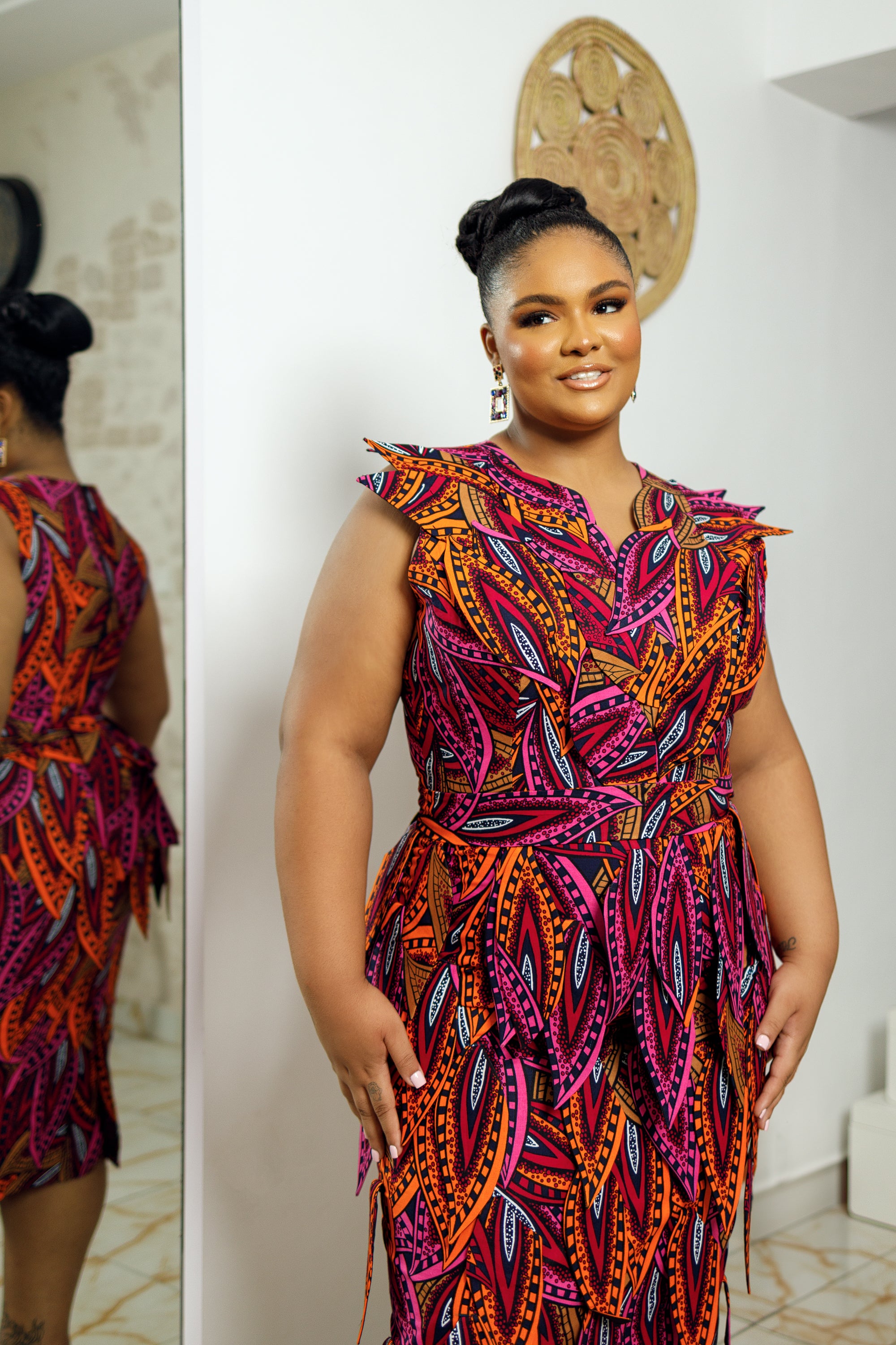 Onome African Print Dress