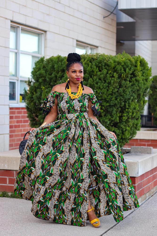 Lara African Print Skirt Set
