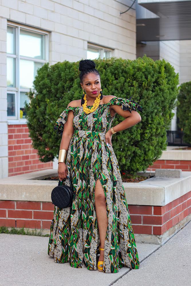 Lara African Print Skirt Set