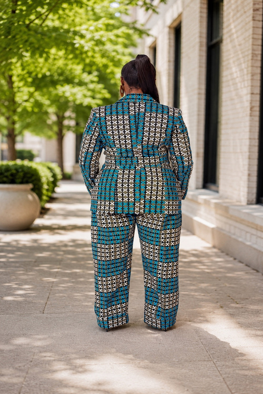 REMI AFRICAN PRINT BLAZER