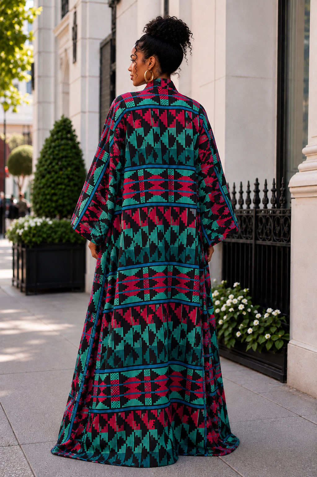 SONIA AFRICAN PRINT KIMONO