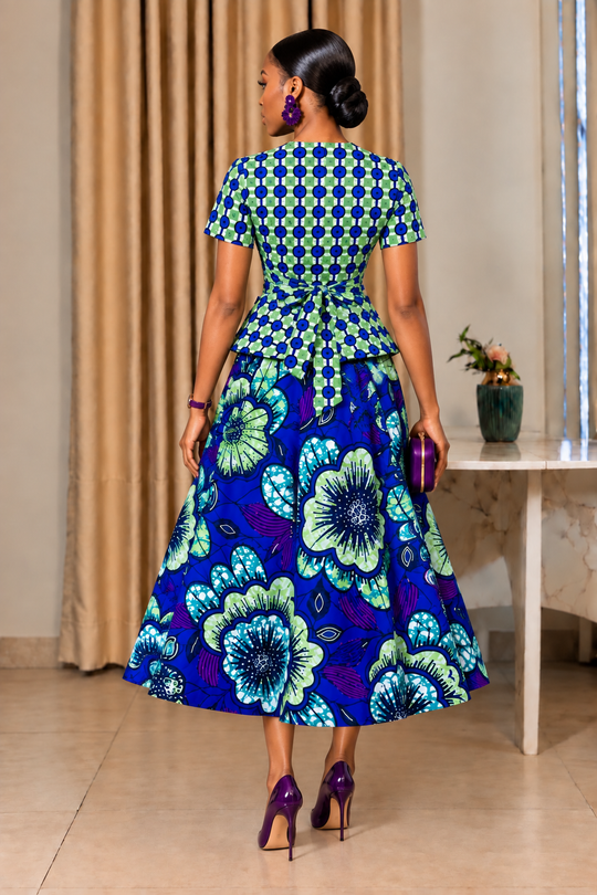 SAIA TADE MAXI ESTAMPA AFRICANA