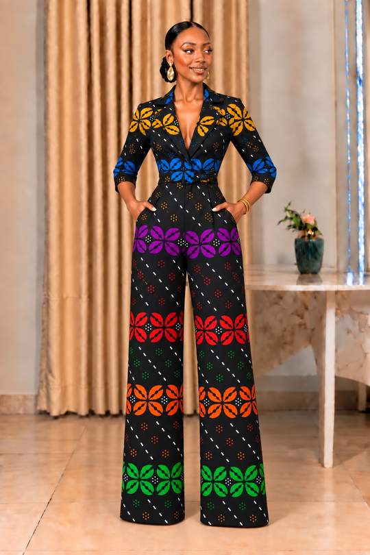 MACACÃO PALOMA ESTAMPADO AFRICANO
