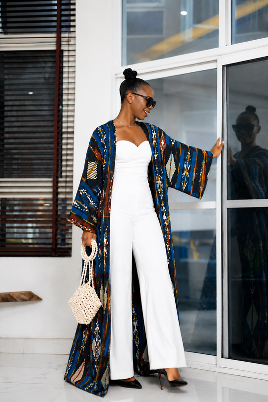 MBALI AFRICAN PRINT KIMONO