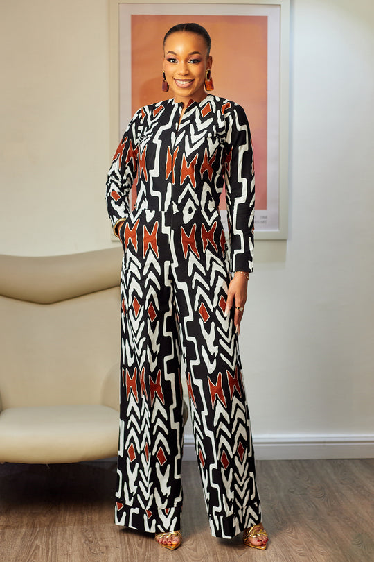 MACACÃO EBELE ESTAMPADO AFRICANO