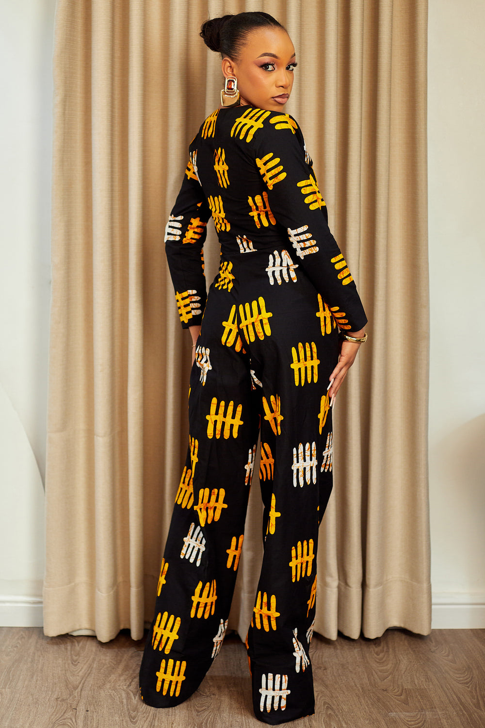 DESTA AFRICAN PRINT JUMPSUIT