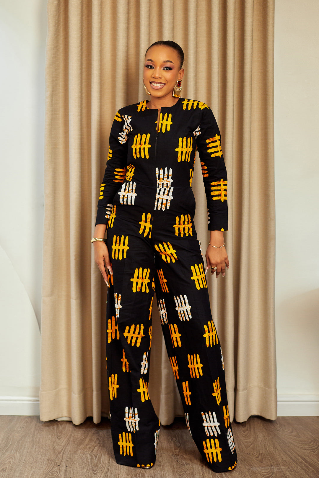 MACACÃO EBELE ESTAMPADO AFRICANO