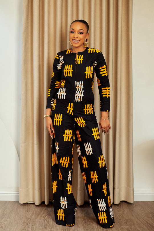 MACACÃO EBELE ESTAMPADO AFRICANO