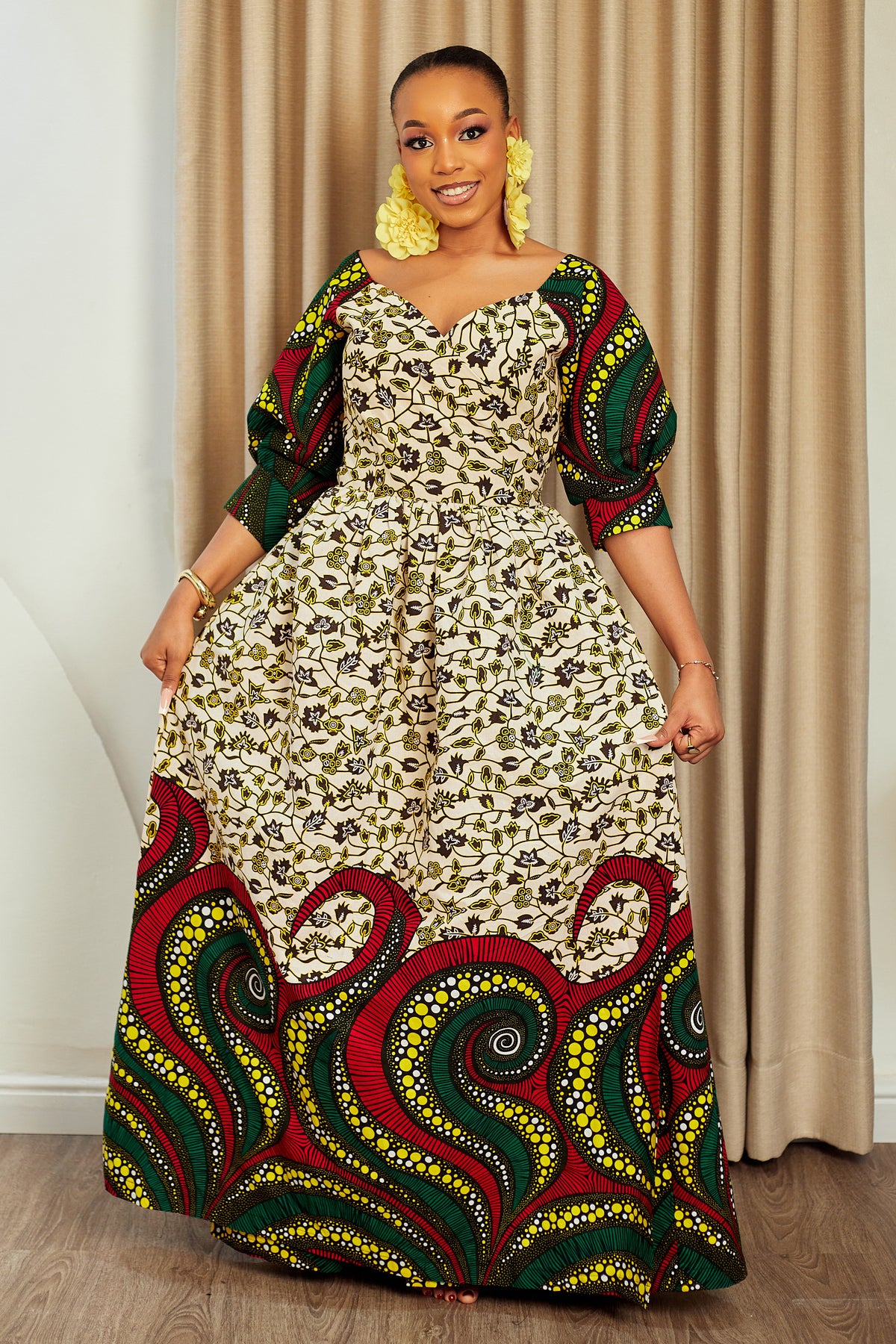 red carpet african print dresses Red Carpet African Dresses