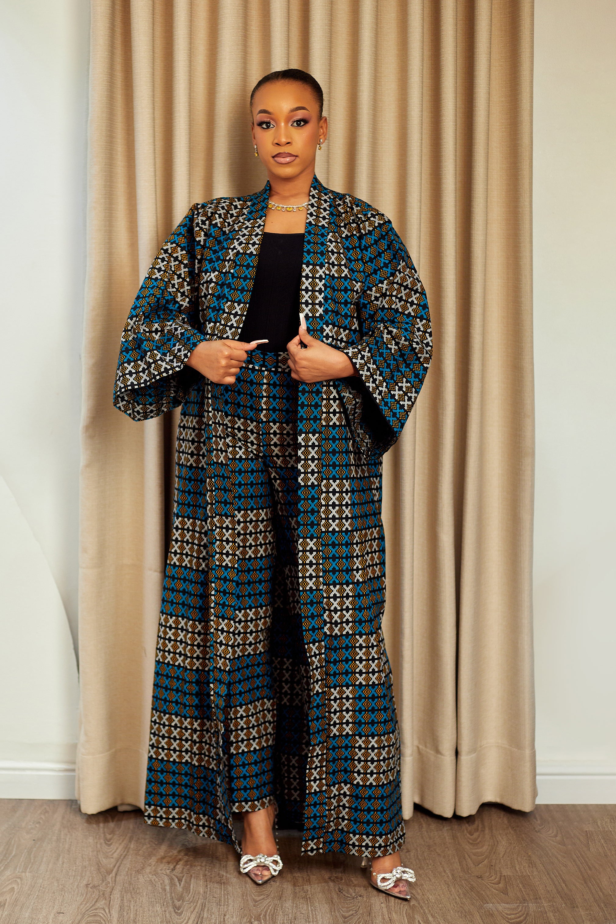Rekiya African Print Kimono - African Kimonos for Women – MYTRIBENG