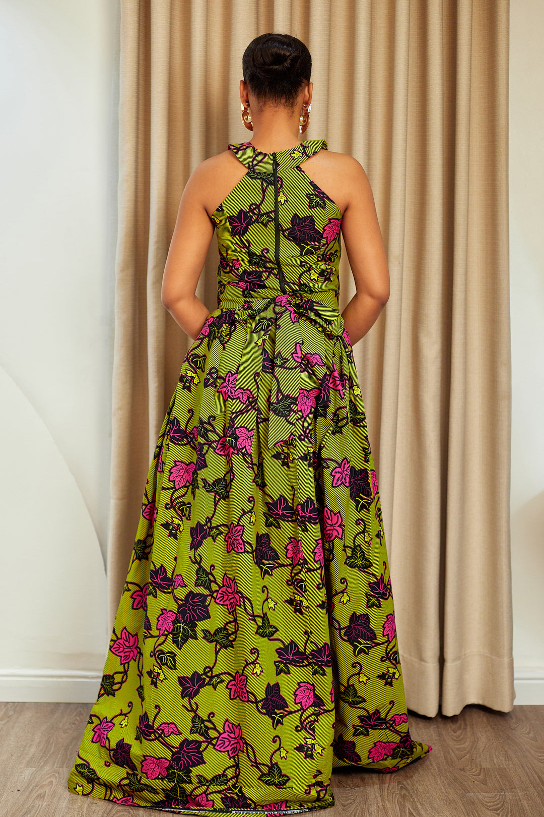 DIALA AFRICAN PRINT MAXI DRESS