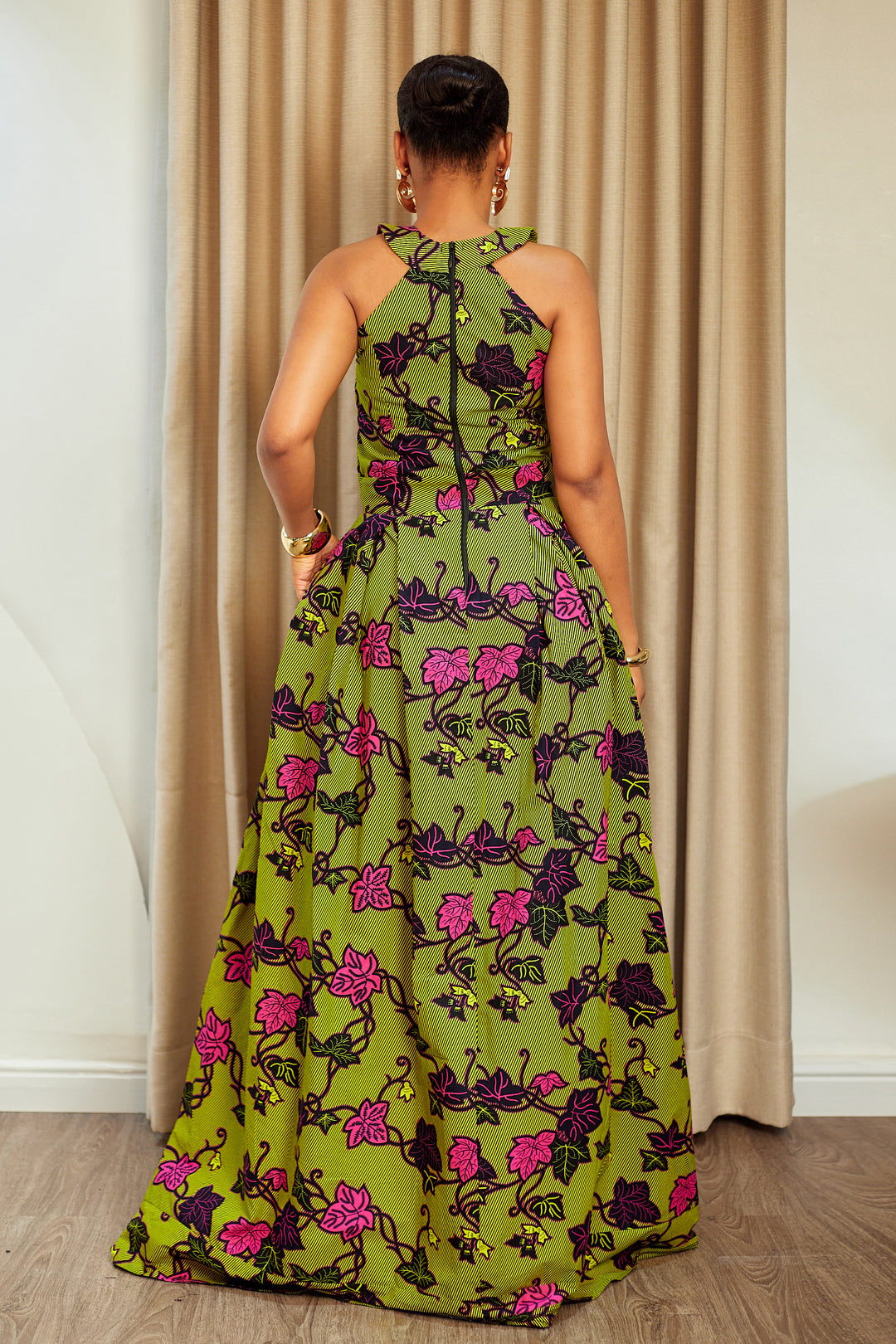 DIALA AFRICAN PRINT MAXI DRESS