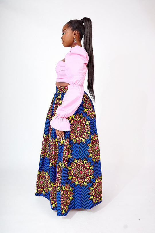 SALE FOLU AFRICAN PRINT MAXI SKIRT