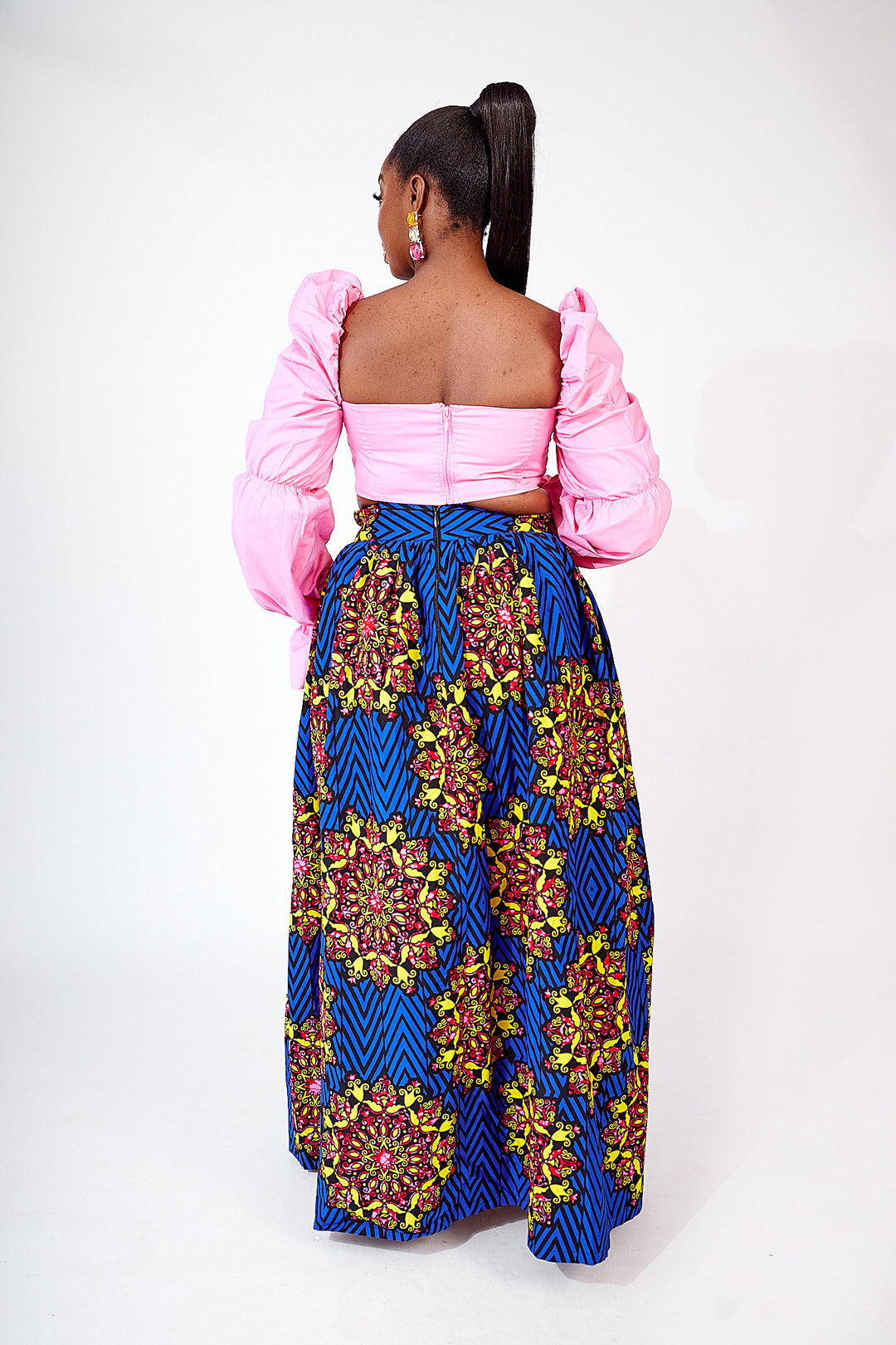 FOLU AFRICAN PRINT MAXI SKIRT