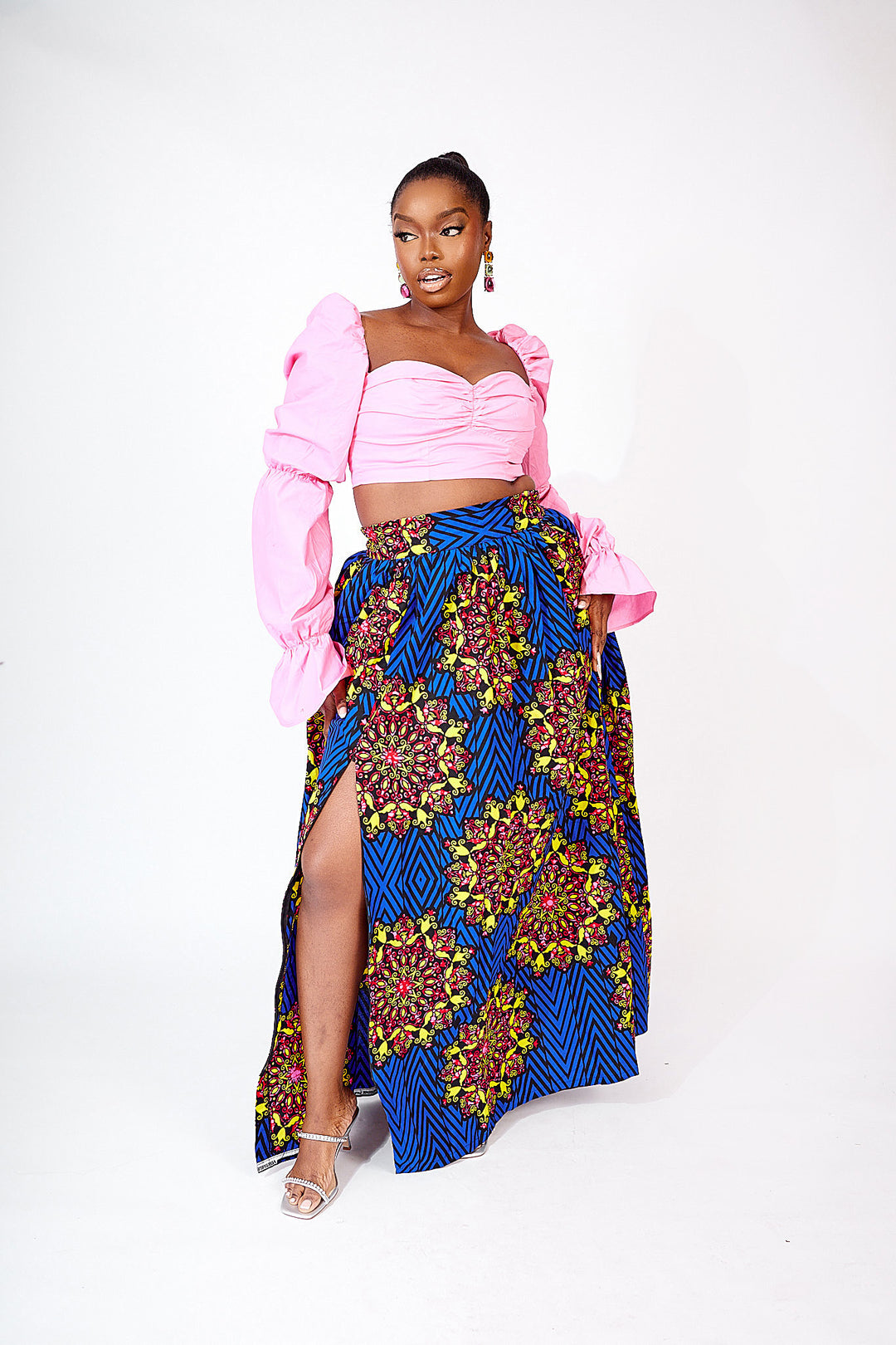 FOLU AFRICAN PRINT MAXI SKIRT