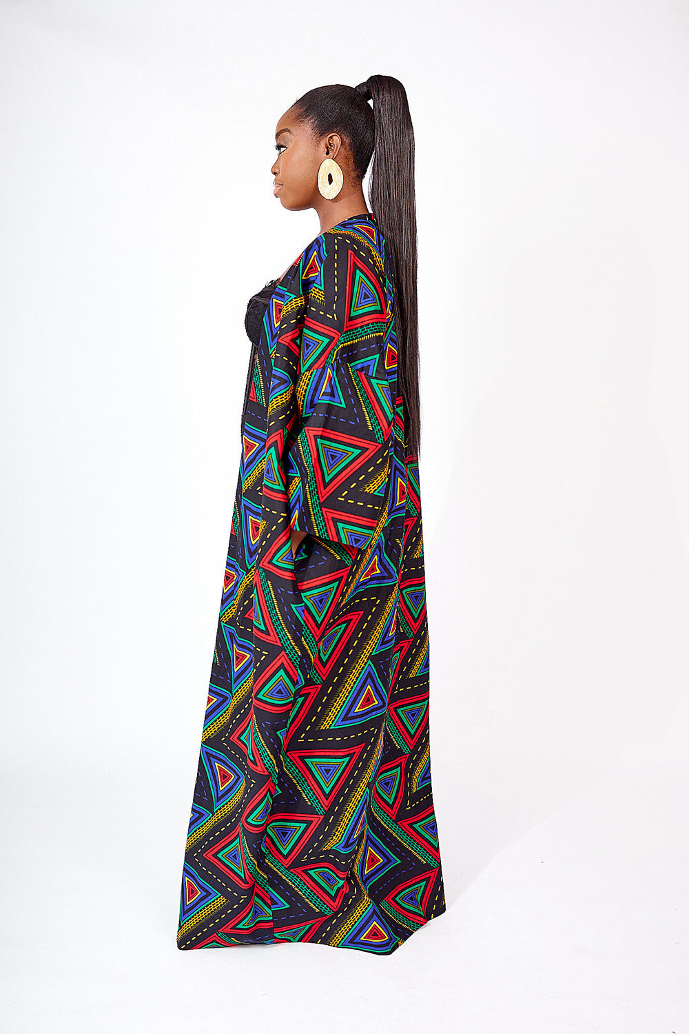 OJIMA AFRICAN PRINT KIMONO