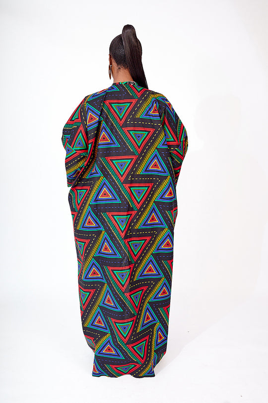 OJIMA AFRICAN PRINT KIMONO