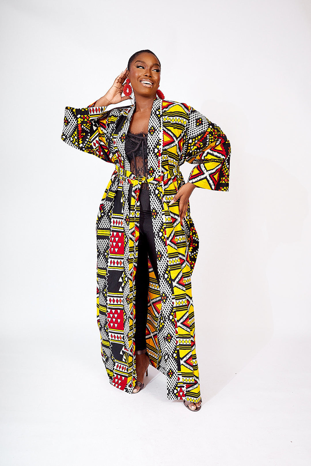 KIMONO TOFY IMPRIMÉ AFRICAIN