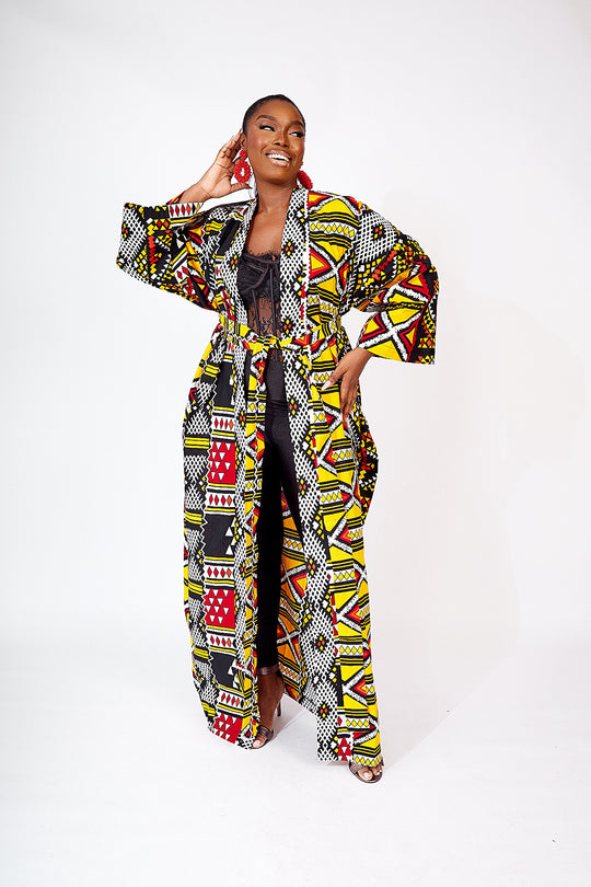 KIMONO TOFY IMPRIMÉ AFRICAIN