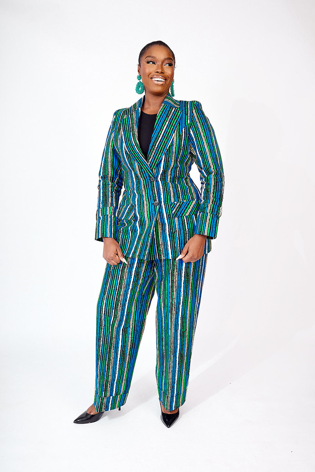 Jolade African Print Blazer