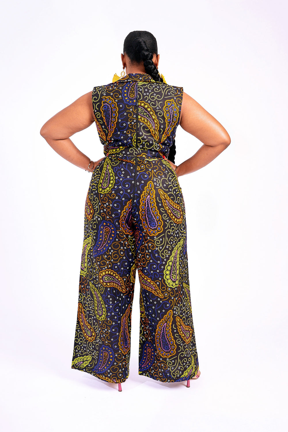 YEJIDE AFRICAN PRINT JUMPSUIT