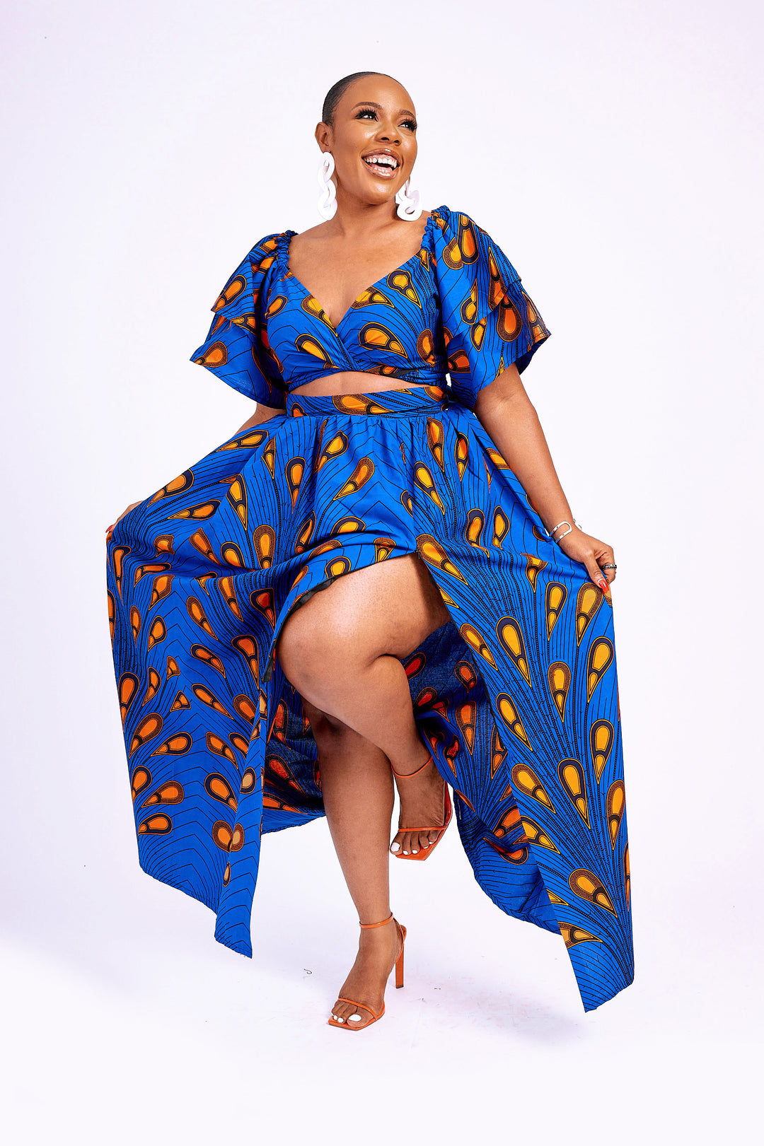 African Print Siman Skirt - Shopmytribeng M / SHORT - 41" (HEIGHT 5'2"-5'4") African Print Siman Skirt - Shopmytribeng M / SHORT - 41" (HEIGHT 5'2"-5'4")