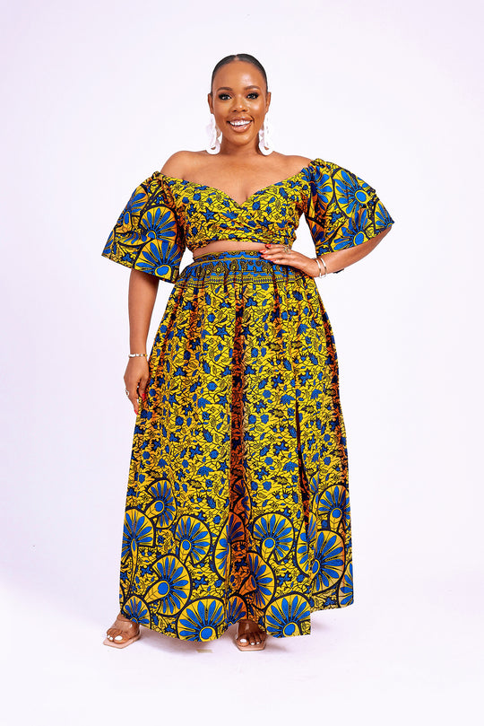 SAIA MAXI RAIZA ESTAMPA AFRICANA