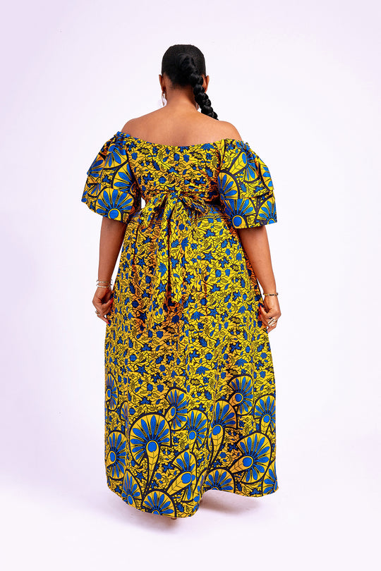 SAIA MAXI RAIZA ESTAMPA AFRICANA