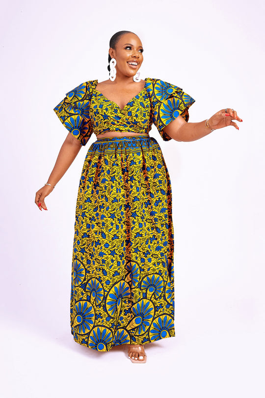 SAIA MAXI RAIZA ESTAMPA AFRICANA