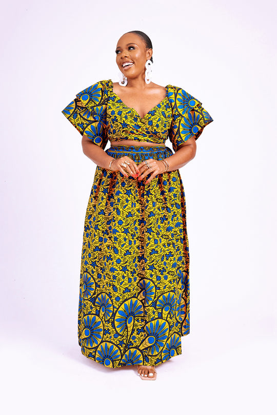 SAIA MAXI RAIZA ESTAMPA AFRICANA