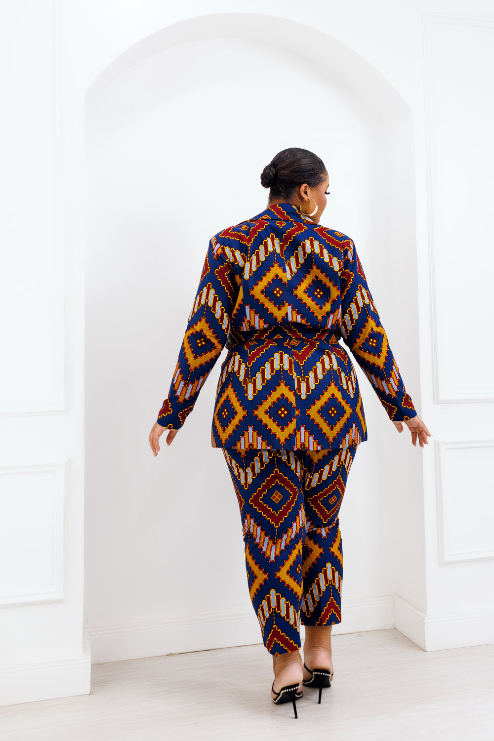 Tola African Print Blazer