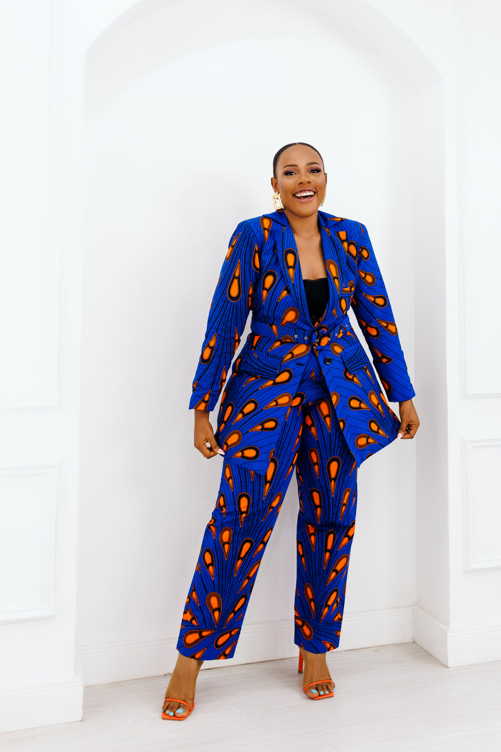 AFRICAN PRINT LERATO PANTSUIT TROUSERS