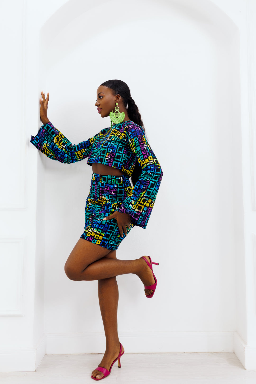AYAH AFRICAN PRINT SKIRT