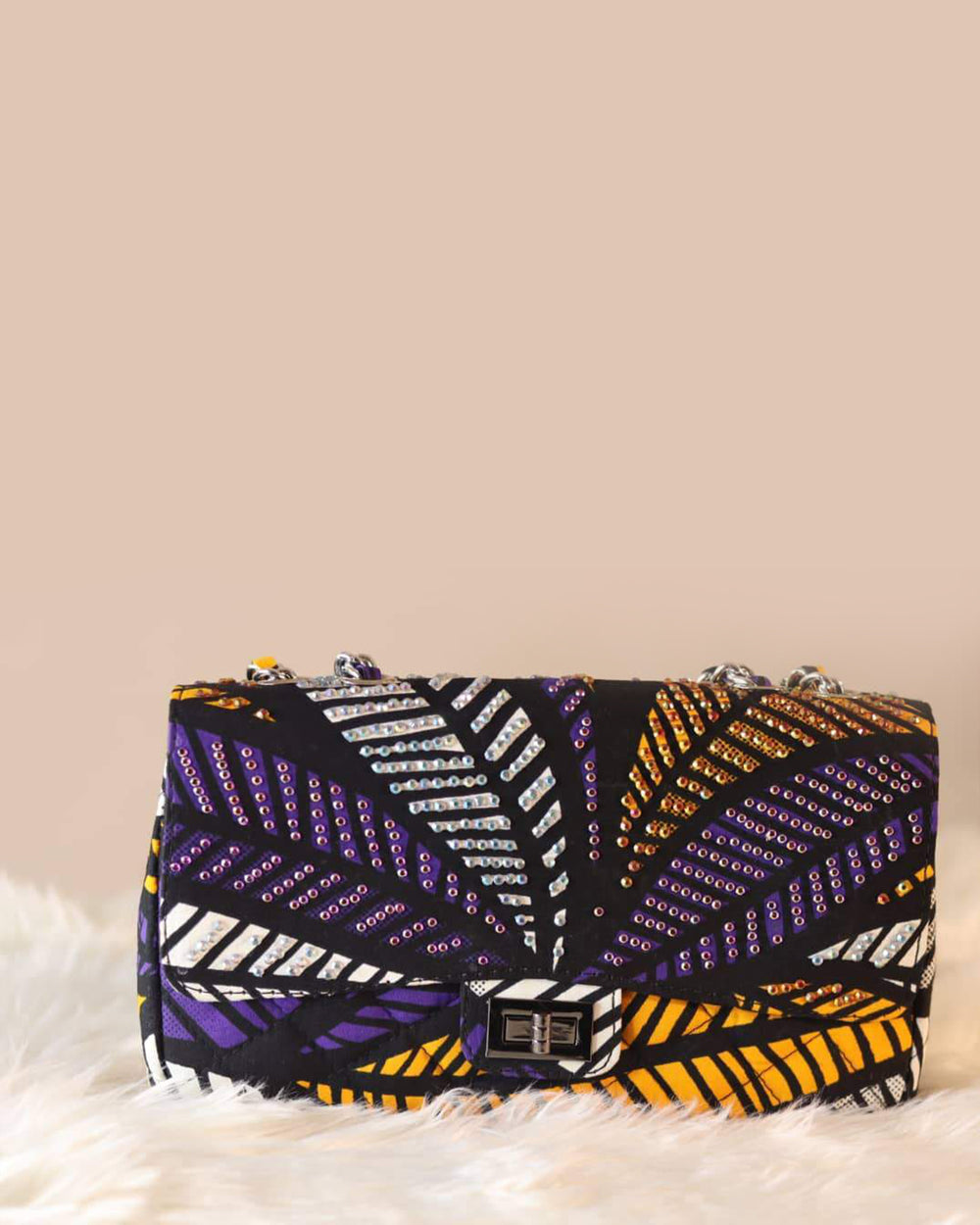 BANKE Rhinestoned Embellished Handbag