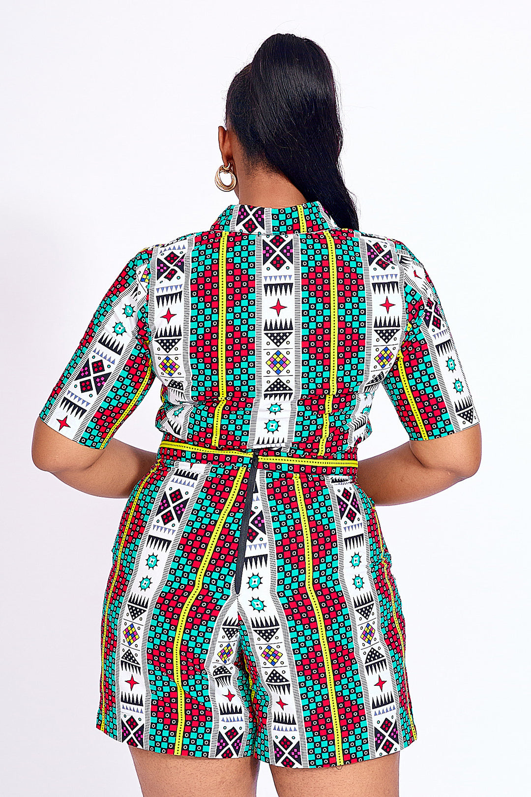 African Print Aaliyah Crop Top