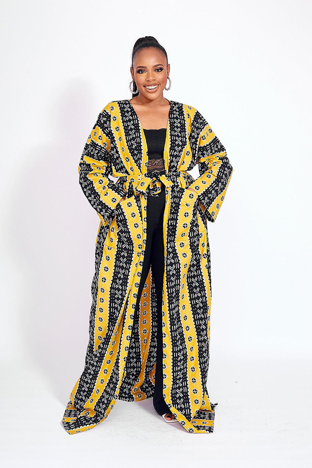 African Print Elna Kimono