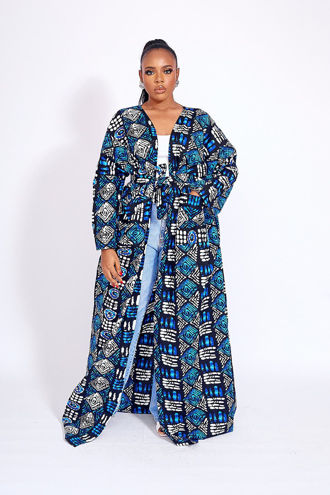 African Print Anele Kimono