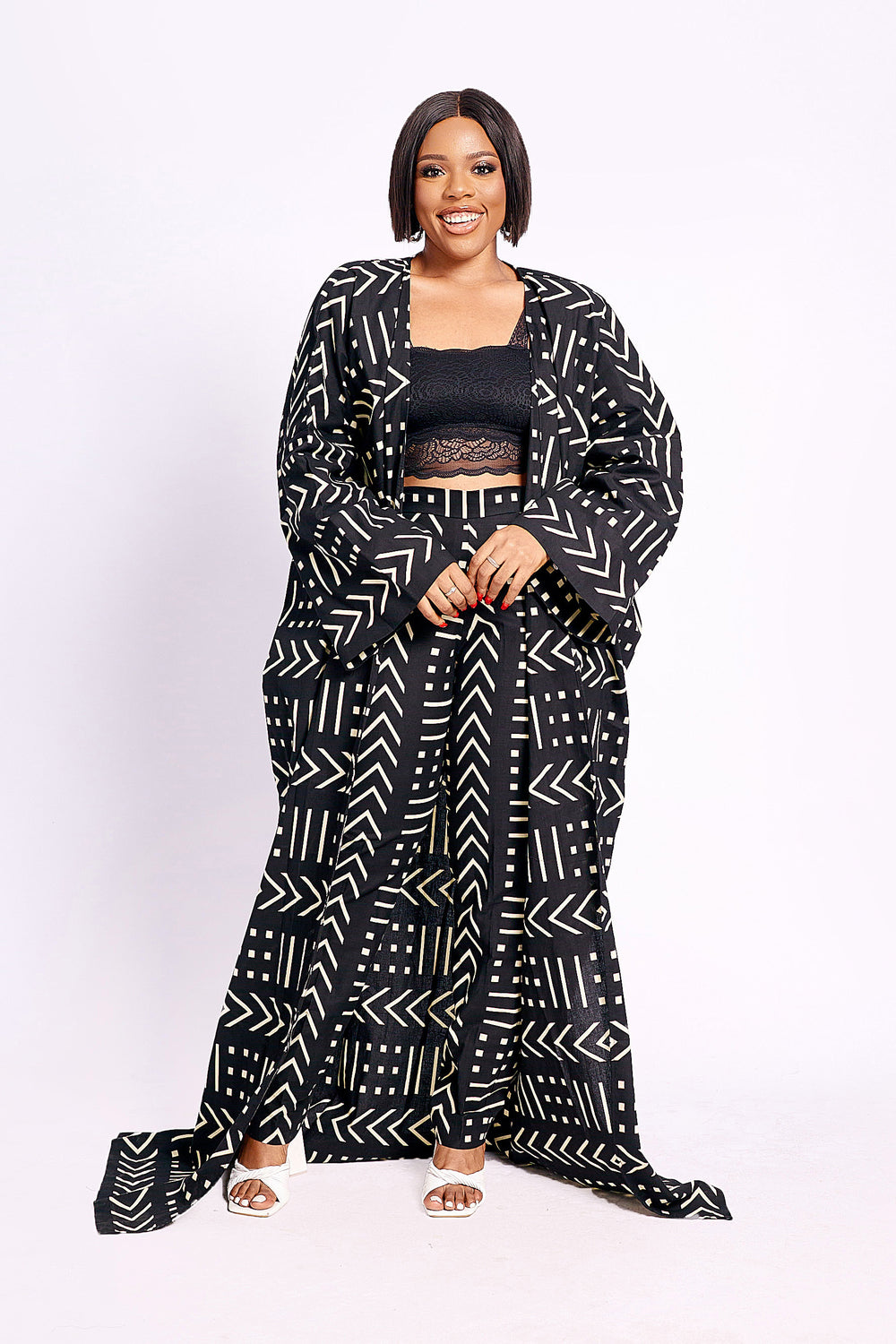 African Print Titilayo Kimono