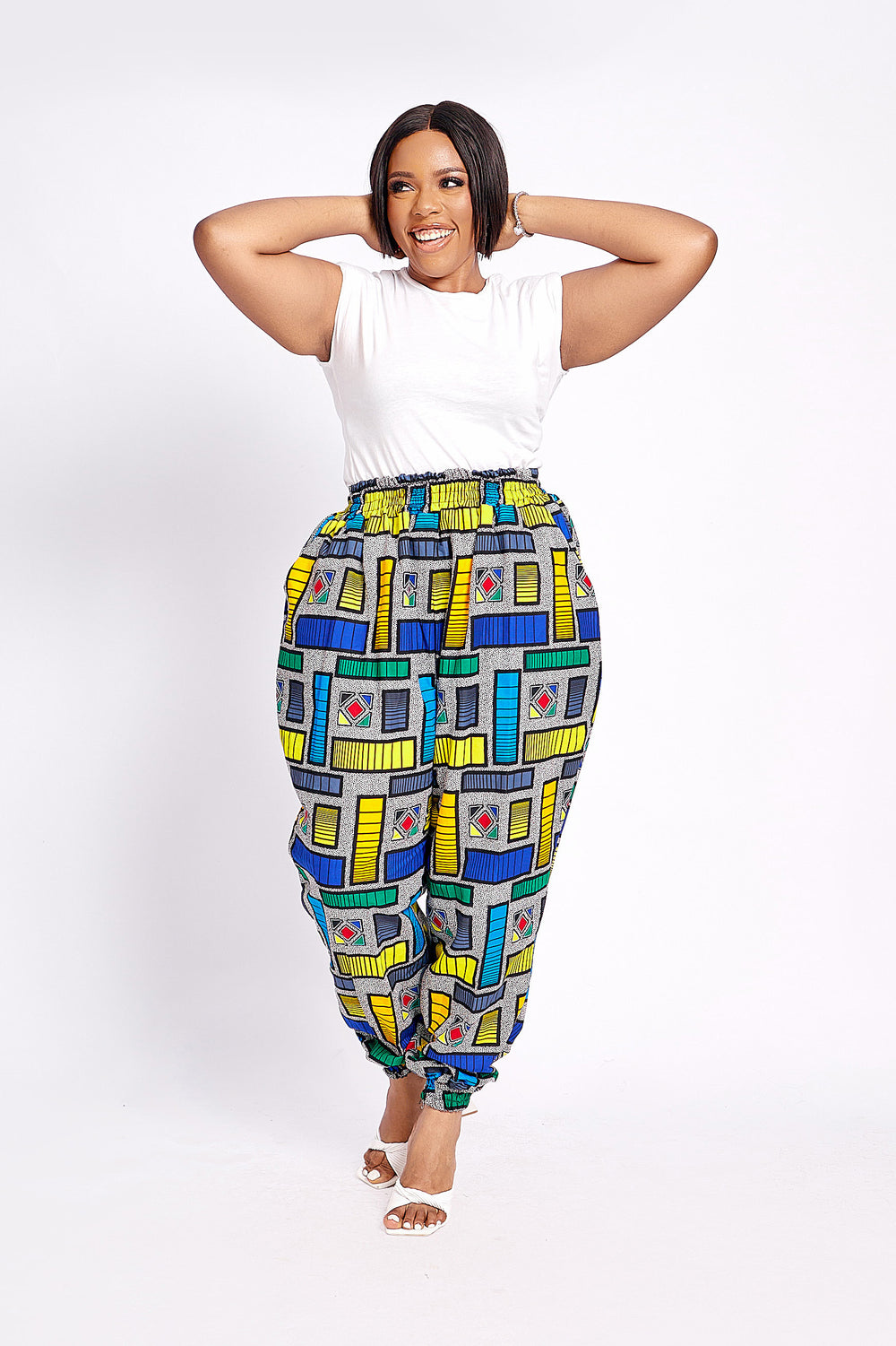 African Print Zeeba Joggers