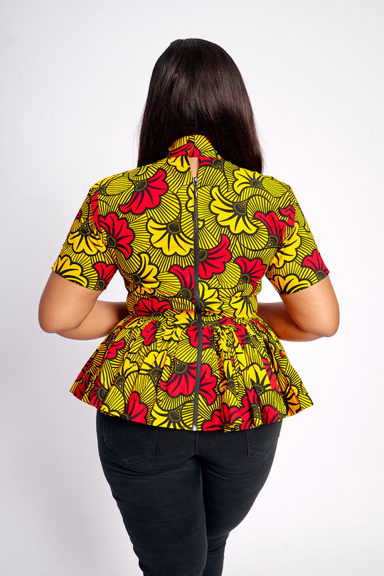 African print blouses for Women