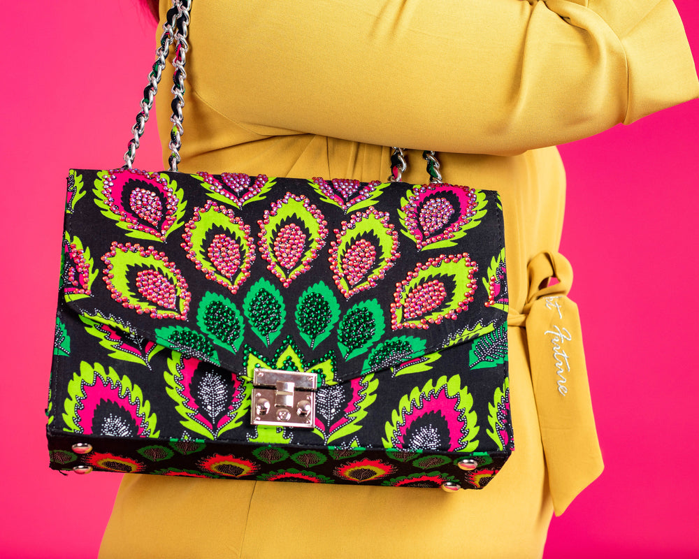 HALIMAT Rhinestoned Bag