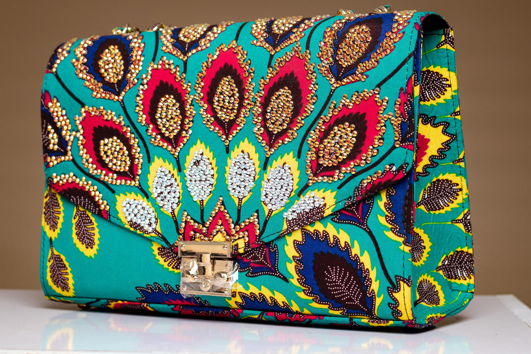 HALIMAT Rhinestoned Handbag