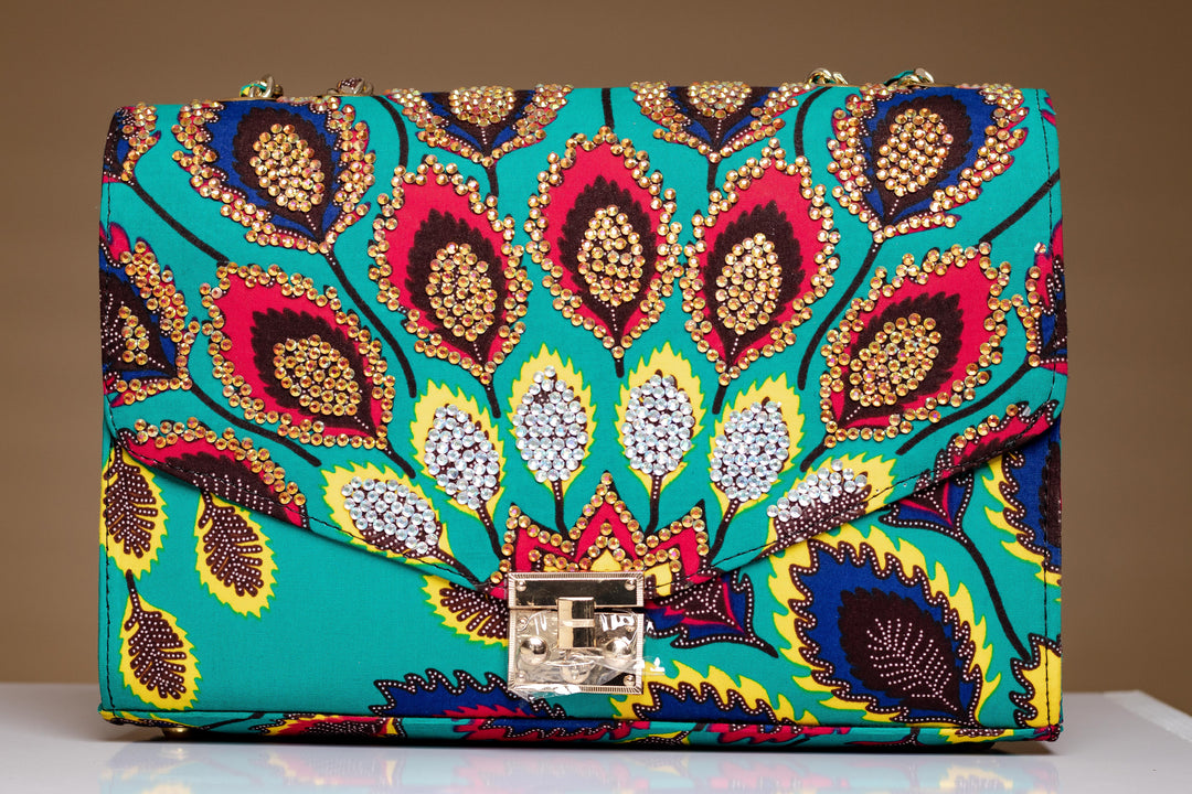 HALIMAT Rhinestoned Handbag