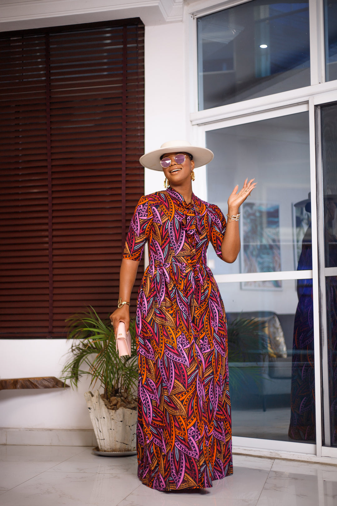 African Print Adetutu Maxi Dress