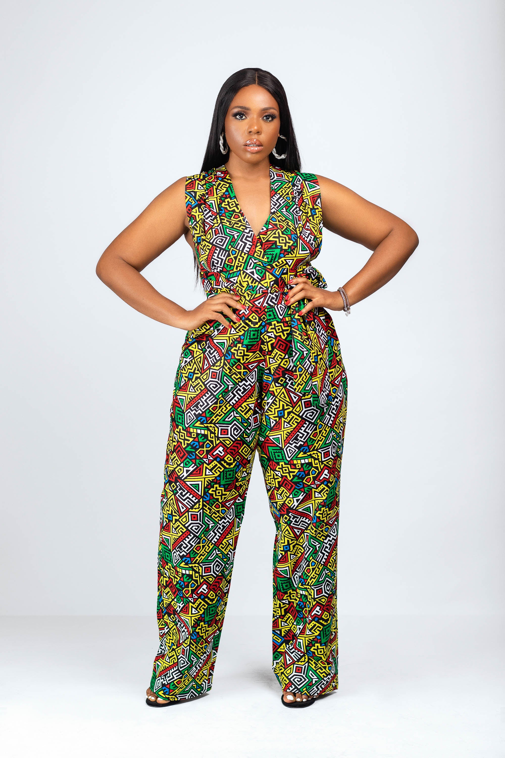Sumbo African Print Jumpsuit - African Print Jumpsuits and Rompers ...