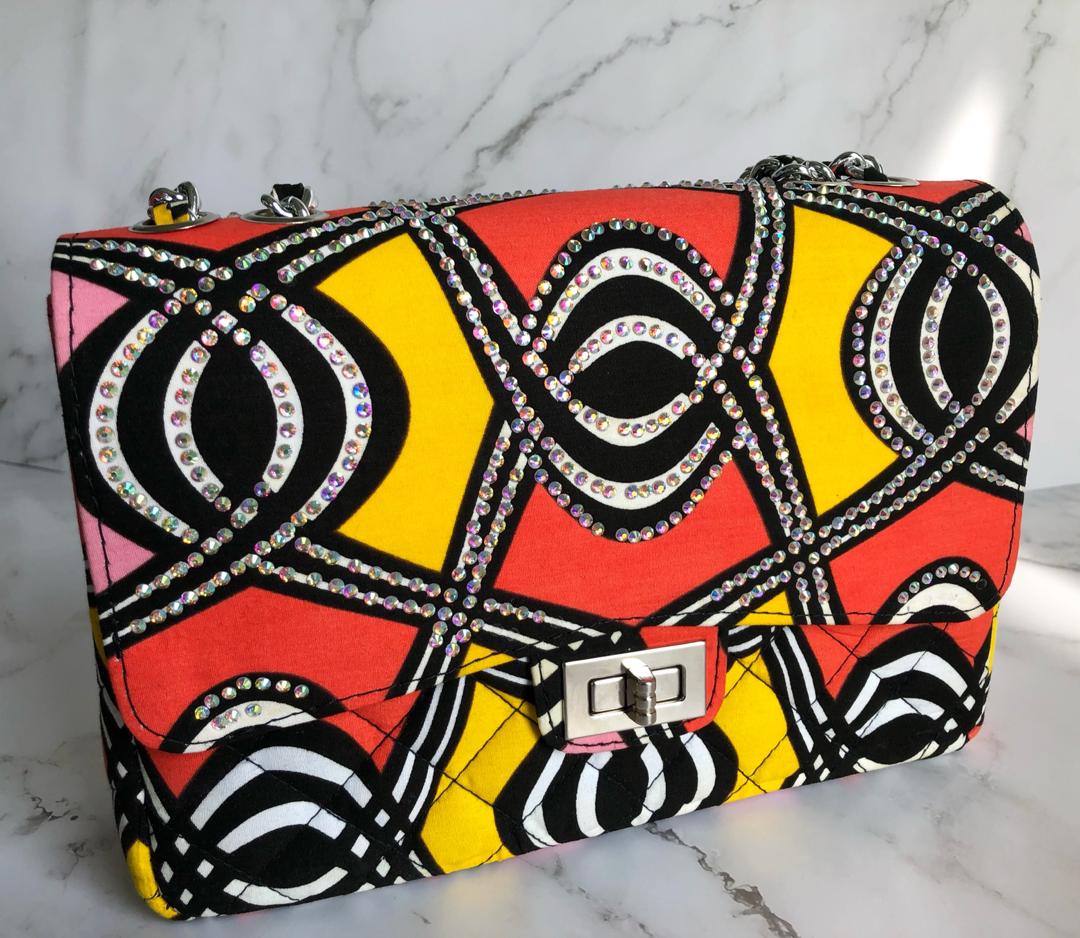 TAYO Rhinestoned Handbag